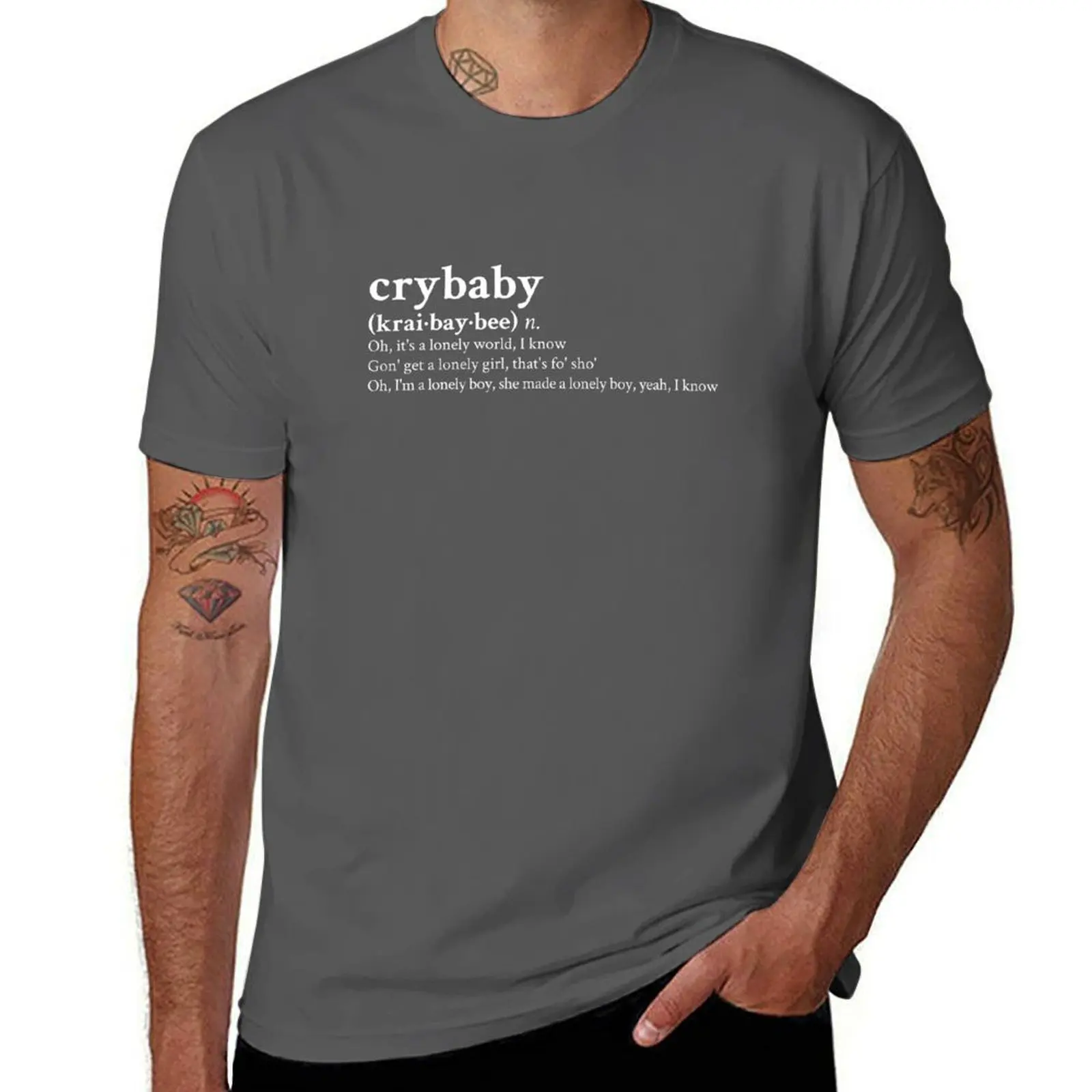 

Crybaby Lil Peep by T-Shirt Lightweight Basic Short Sleeve Shirt