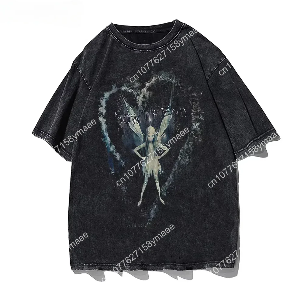 Oversized Loose Washed Cotton T-shirt Men and Women Can Be Short-sleeved Round Neck Fashion Brand New Arrival of Summer T-shirts
