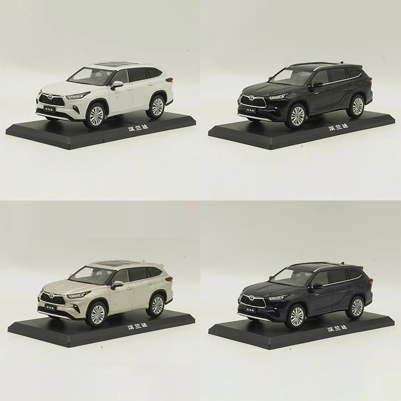 Diecast Original 1:30 Scale GAC TOYOTA HIGHLAND 2021 Simulation Alloy Car Model Static Display Collectible Toy Gift Souvenir