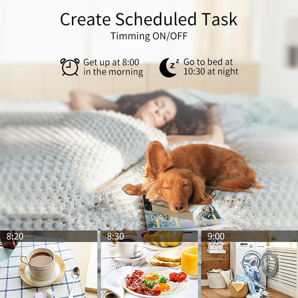 Tuya Smart Zigbee 3,0 Netzstecker 16A EU Steckdose 3680W Meter Fernbedienung Arbeit Mit Alexa Und Tuya Hub – Detail 7