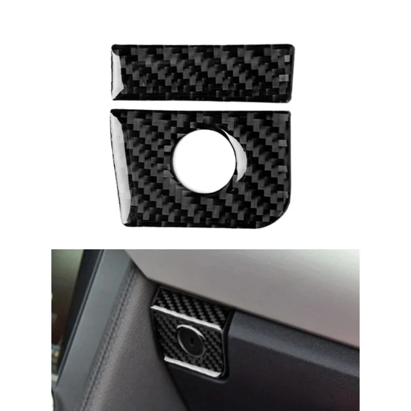 

Car Inner Accessories Stickers Storage Box Switch Sticker Cover Trim Carbon Fiber For Ford Mustang 2015 2016 2017 2018 2019