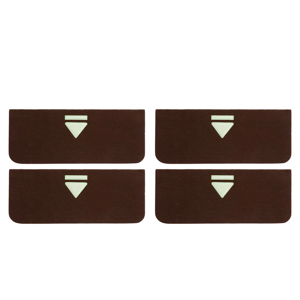 

4 шт. коврики для лестницы светящиеся стрелки самоклеящиеся нескользящие бытовые подушечки для ступеней ковры светящиеся коврики для лестницы со стрелками