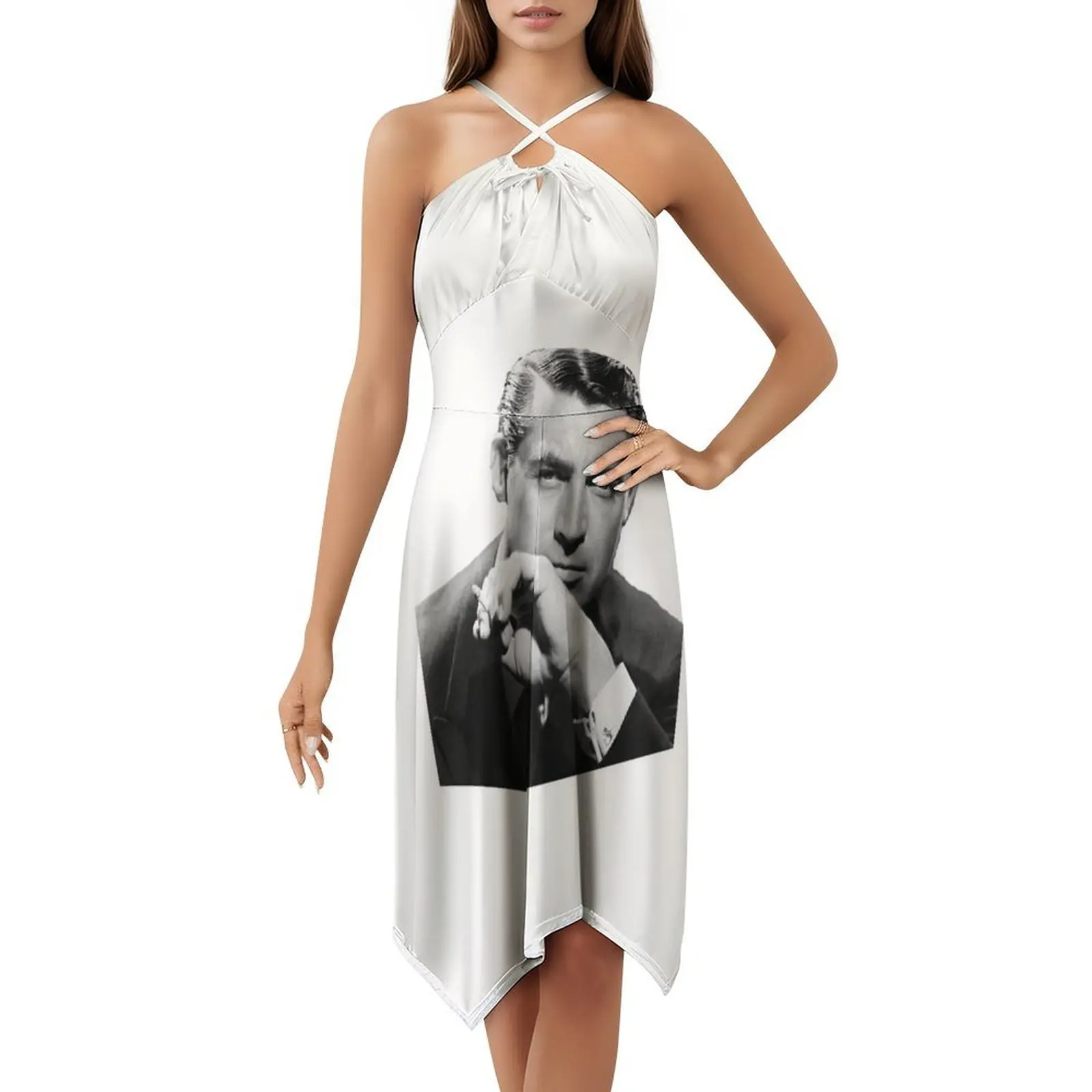 فستان حفلات أنيق للسيدات من كاري جرانت ستوك على شكل حرف A مع خيارات قصيرة/طويلة/بدون أكمام كاري جرانت ستوك كاري جرانت جرانت