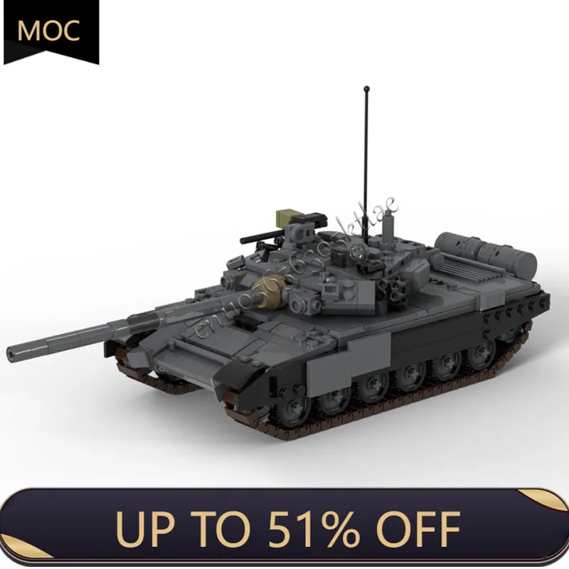 703 Parti MOC T-90A Esercito Carro Armato di Battaglia Principale Modello Building Blocks Set Fai Da Te Tecnologia di Montaggio Giocattoli Per Bambini Regali Di Natale Popolari