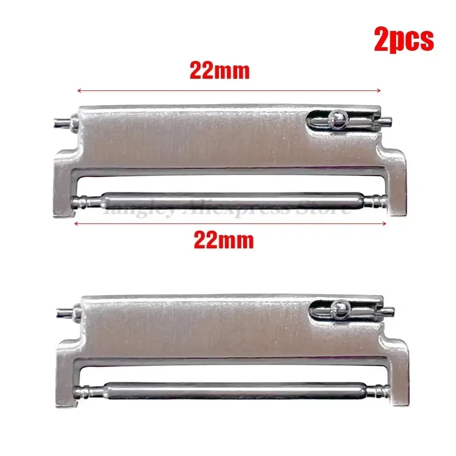 1 Paar Uhrenarmband-Adapter, 18 mm bis 20 mm, 22 mm, 20 mm bis 18/20/22 mm, 22 mm bis 22 mm, Schnellverschlussstifte, Anschlüsse, Uhrenarmband-Zubehör