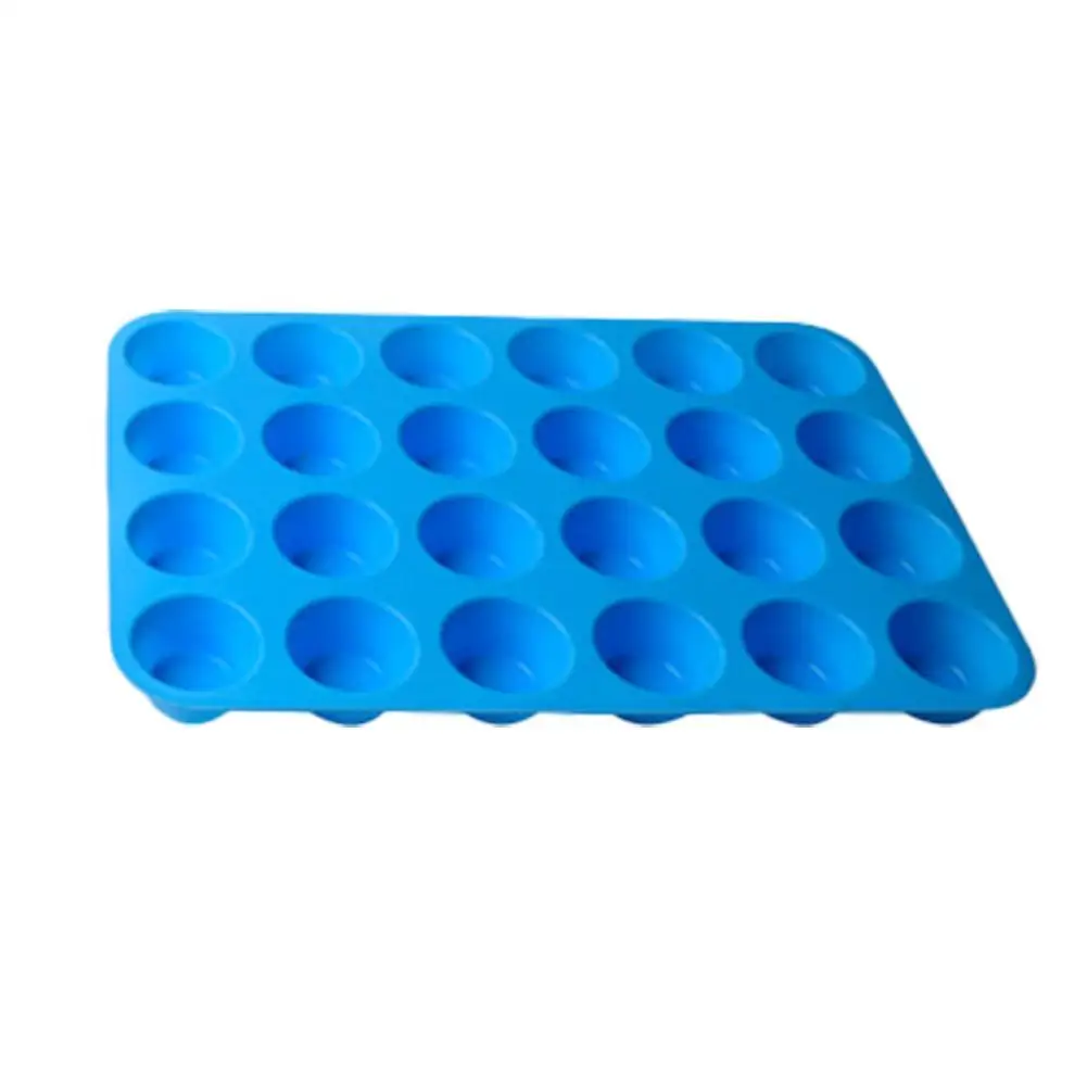 

Mini Muffin Silicone Baking Pan Reusable Non Stick Cupcake Mold Heat Resistant Food Grade Bakeware Tray Mould