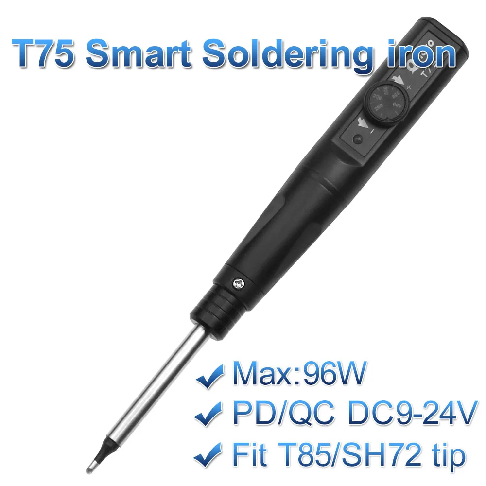 T75 96W Repair Tool Welding Solder Rework Station Heat Pencil Smart Portable Solder Iron Tips