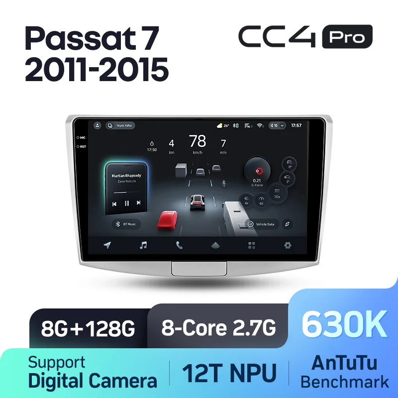 TEYES CC4 PRO voor Volkswagen Passat 7 B7 NMS 2011 - 2015 CarPlay Radio Multimedia Stereo Car Play Android Auto 2DIN Autoradio