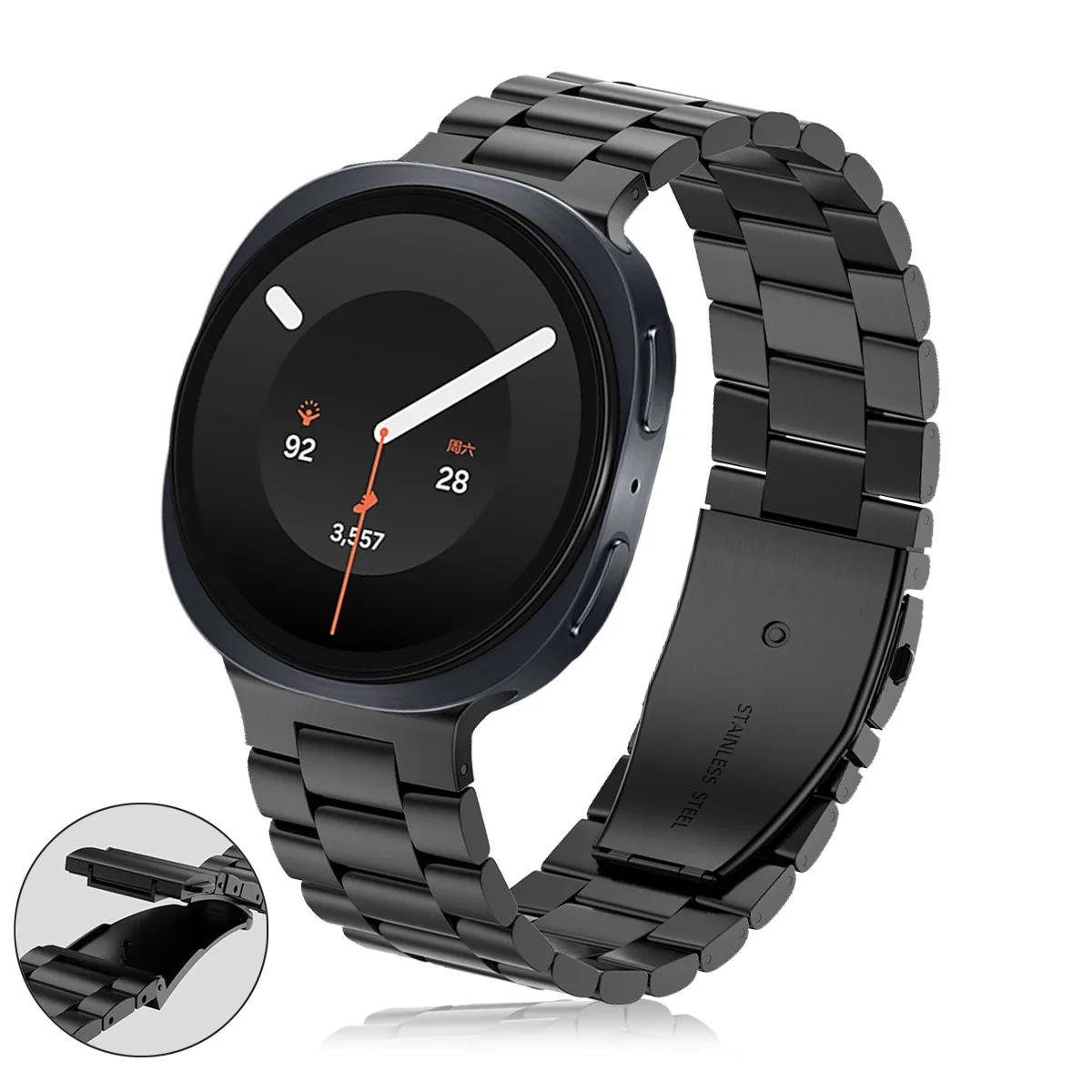Metal Strap for Samsung Galaxy Watch 9 8 40mm 44mm Stainless Steel Wrist Bracelet Correa Galaxy Watch 8 Classic 46mm Men's Band
