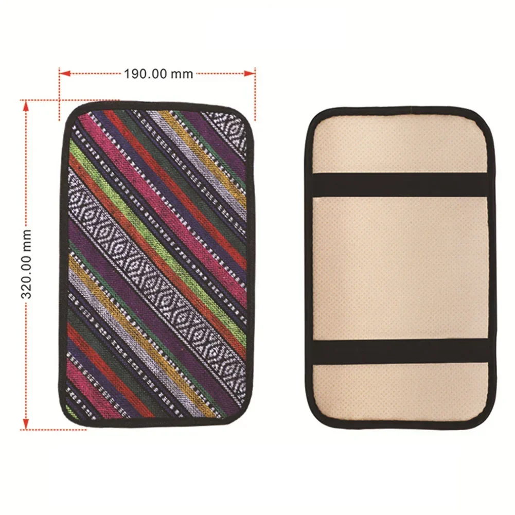 

CarHome Car Armrest Pad Microfiber Armrest Box Mat Arm Rest Protective Cushion Storage Box Cover Pad NEW