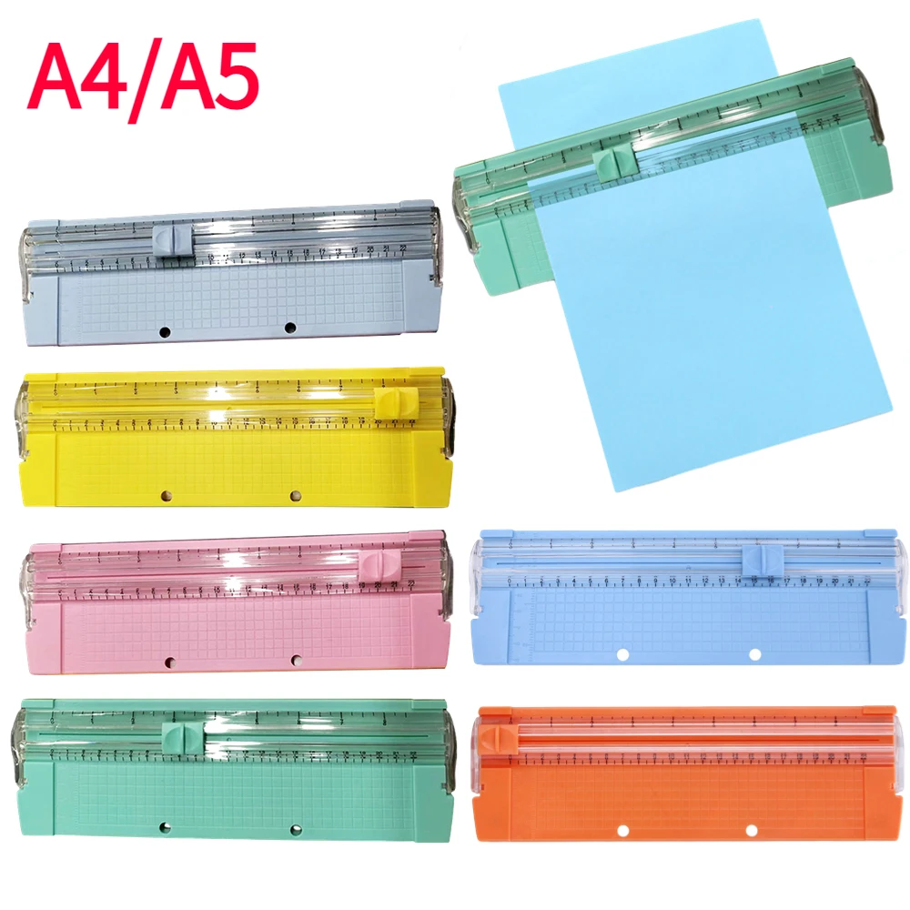 A4/A5 Precision Paper Photo Trimmers Cutter Scrapbook Trimmer Lightweight Cutting Mat Machine Office Home Stationery