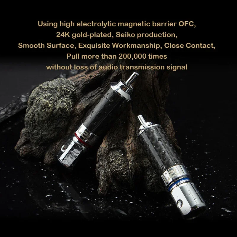 Медный позолоченный RCA Lotus аудио-видео коаксиальный кабель для звуковой карты, головка усилителя динамика