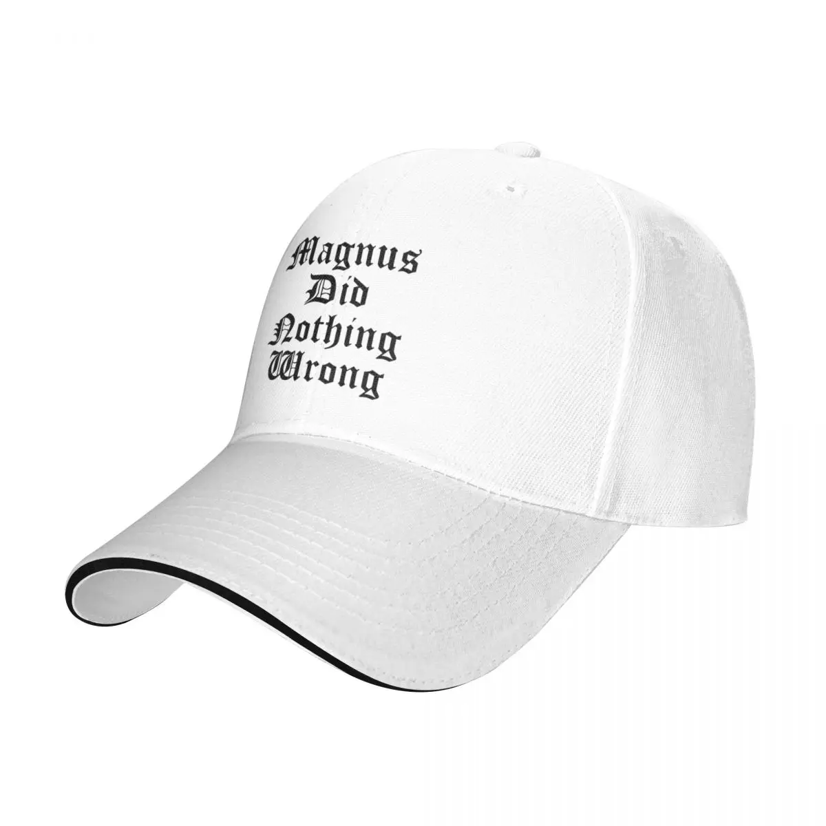 Magnus did nothing wrong Baseball Cap Horse Hat Fishing cap Sun Hat For Children Beach Women Beach Fashion Men's