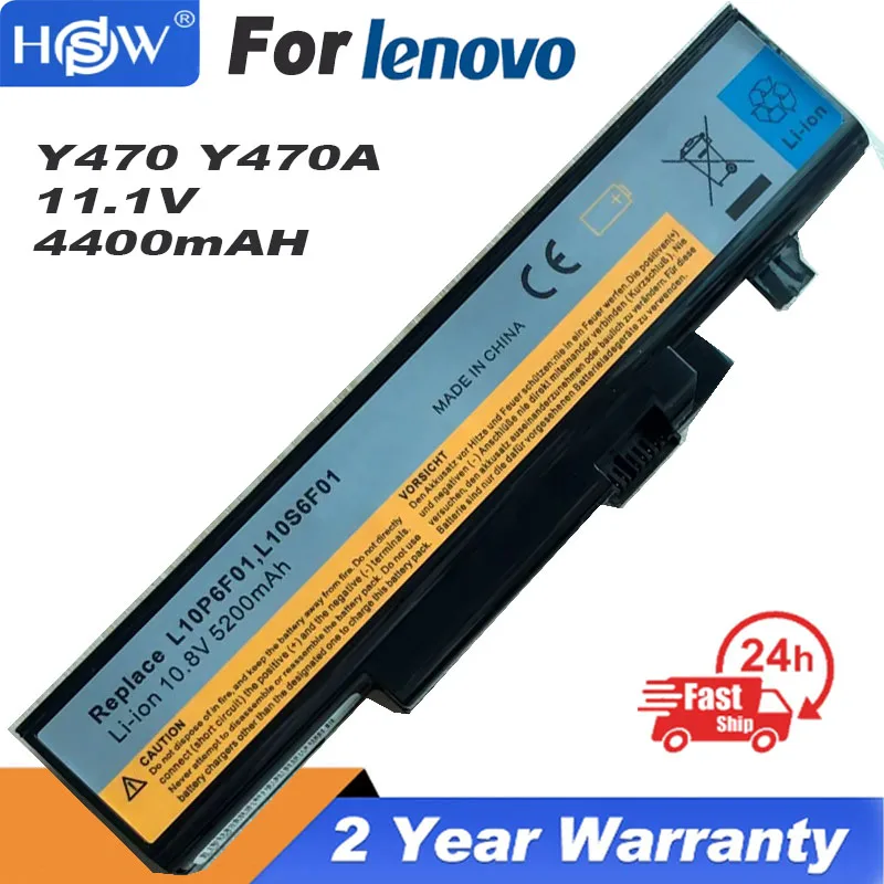 

11.1V New Laptop Battery for Lenovo IdeaPad Y470 Y570 Y470A Y470M Y471 Y570M 57Y6567 57Y6625 57Y6626 L10P6F01