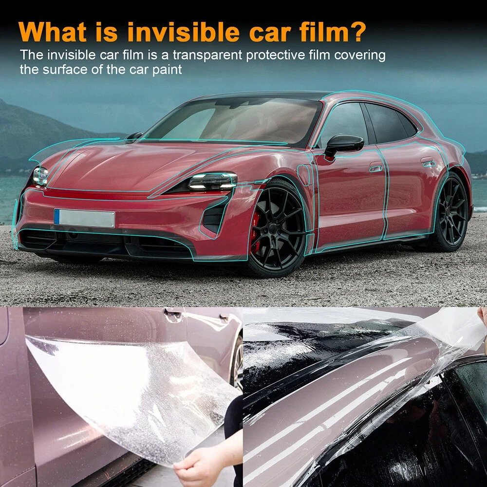 

8.5Mil TPU Bumper Hood Paint Protection Film For Porsche Taycan 2020-2023 Pre-cut PPF Clear Bra Car Body Anti-Scratch Resistant