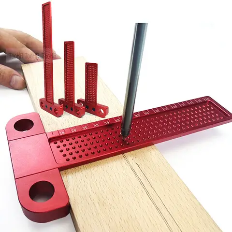 Woodworking T-Shape Square Ruler 400mm toohr