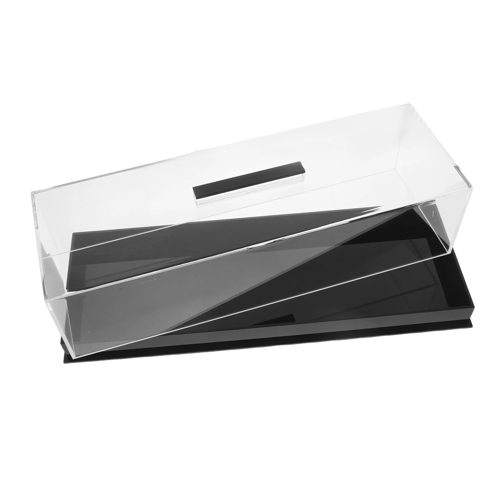 

Acrylic Rectangular Cake Tray Clear Display Cover Dessert Holder for Home Party Wedding Bakery Serving Plate Dessert Dome