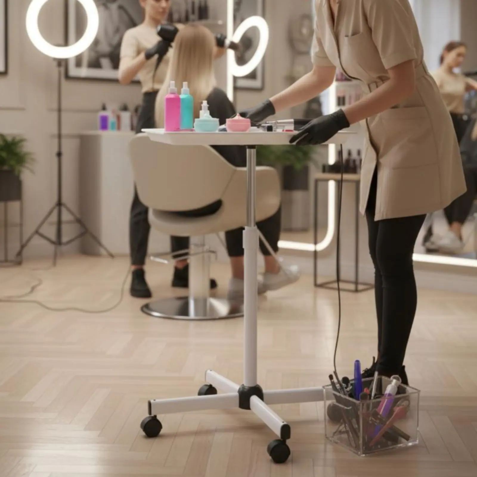 height-adjustable-salon-tray-movable-adjustable-salon-tray-stand-rolling-beauty-trolley-easy-assembly-for-stylists