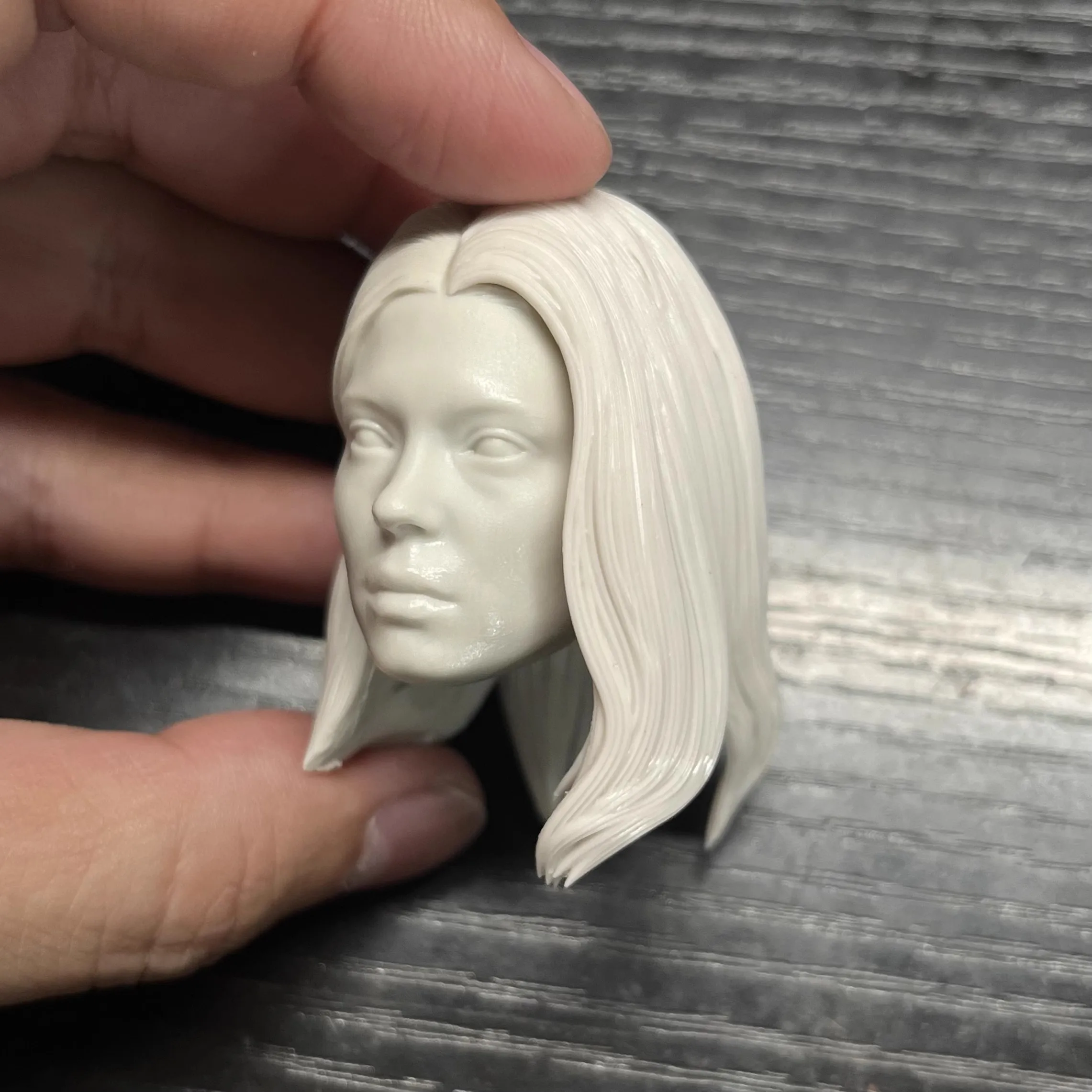 

1/6 Scale European Beauty Lea Seydoux Unpainted Head Models Sculpt for 12''Action Figures Bodies DIY Accessories