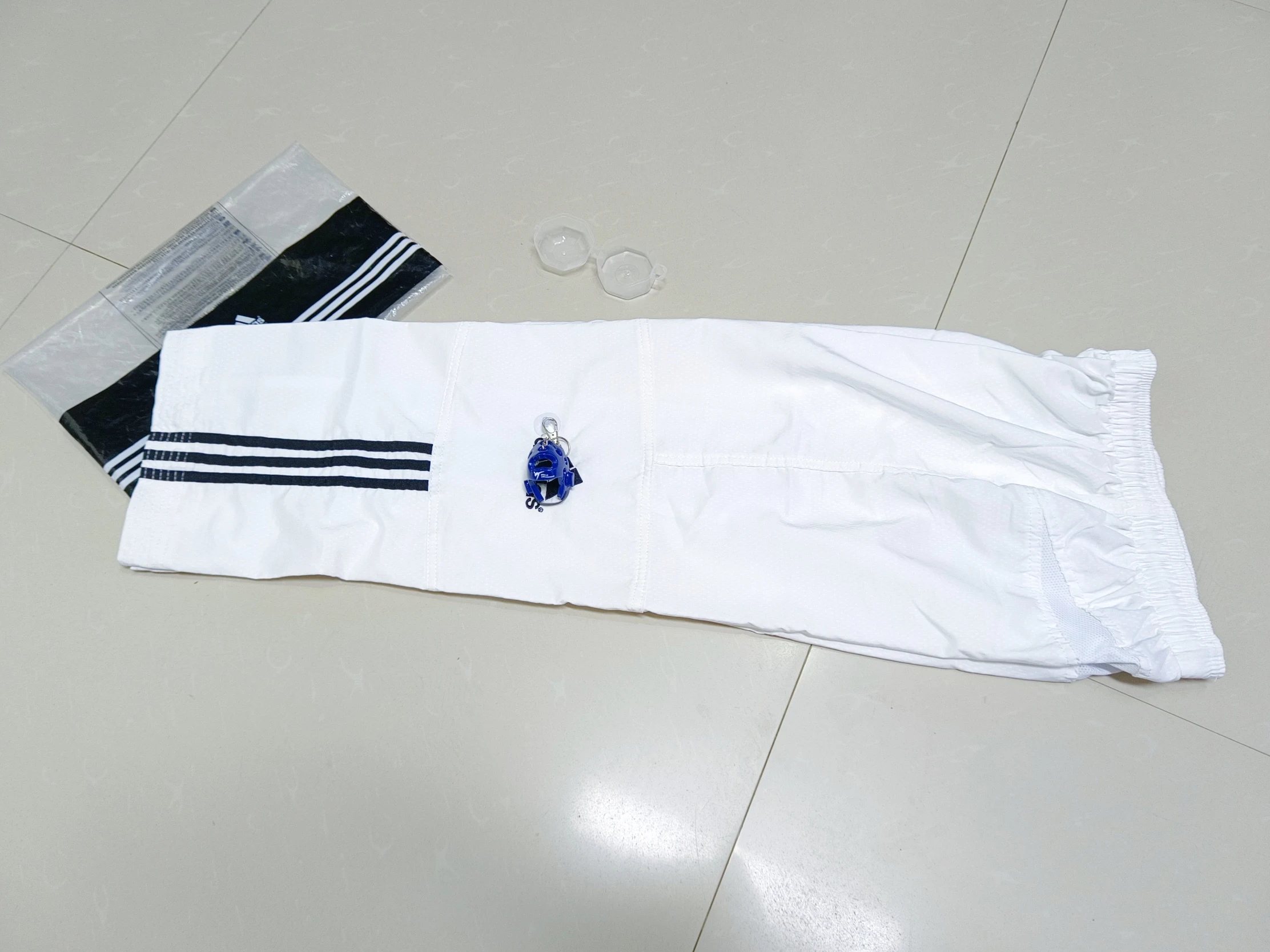 Taekwondo Pants TKD Costumes Clothing White Uniforms WTF Karate Judo Dobok Long Trousers Children Adult Unisex Long Sleeve Suit