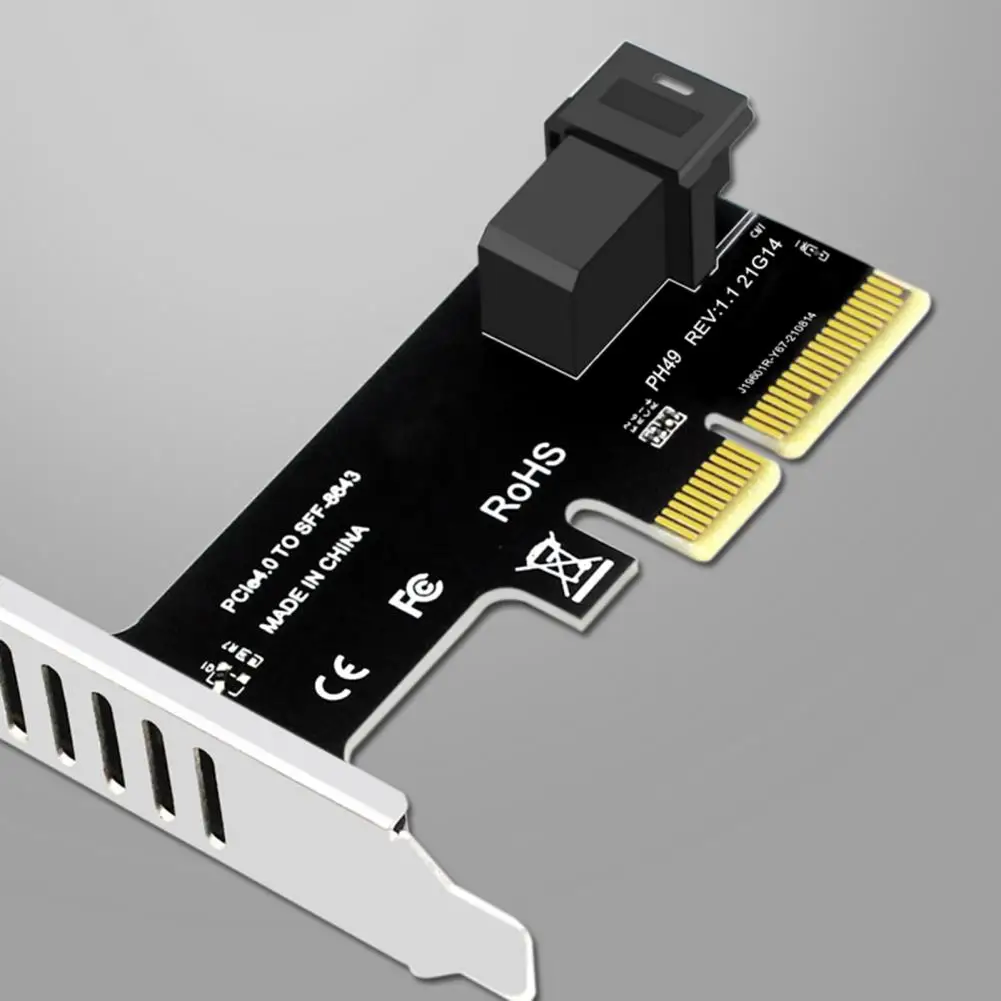 

Pcie Expansion Card Power Adapter High-speed Pcie X4 to Sff8643 Expansion Card for U2 Nvme Ssd Riser Adapter Universal