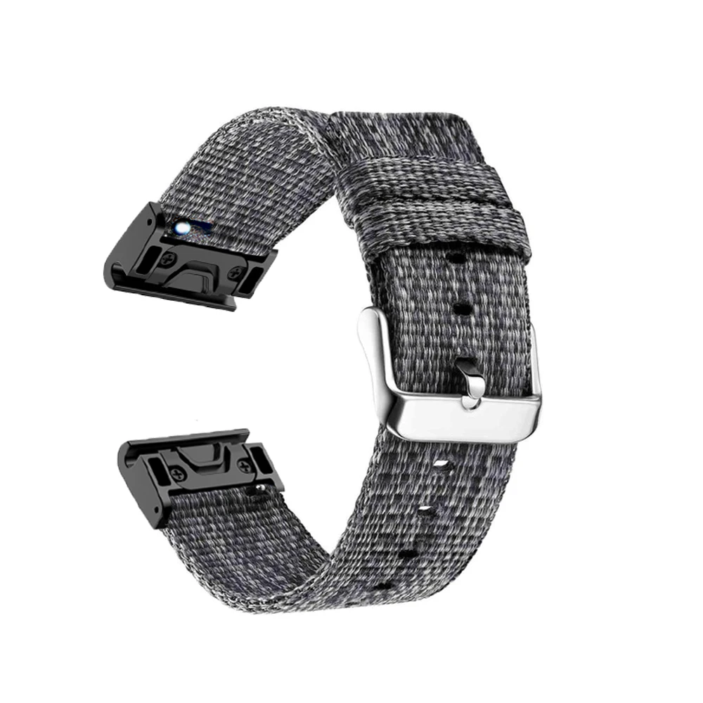 Ремешок нейлоновый для смарт-часов Garmin Fenix 7 7X 6 6X Pro 5X 5Plus 3HR Epix Gen 2 945