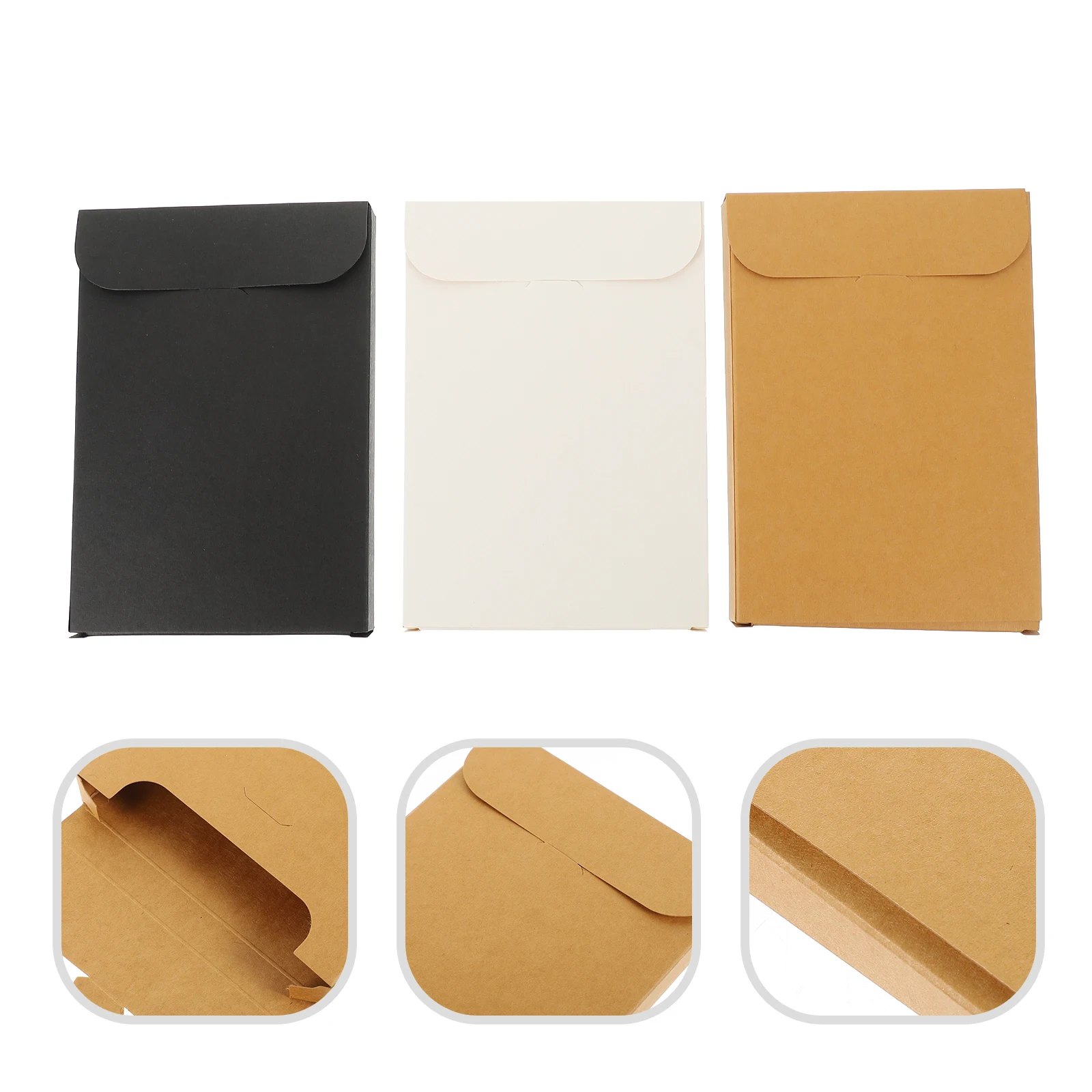 15 Stück Postkartenbox, Grußkartenhalter, Verpackungskoffer für Aufbewahrungsbehälter, Boxen, Papier-Organizer