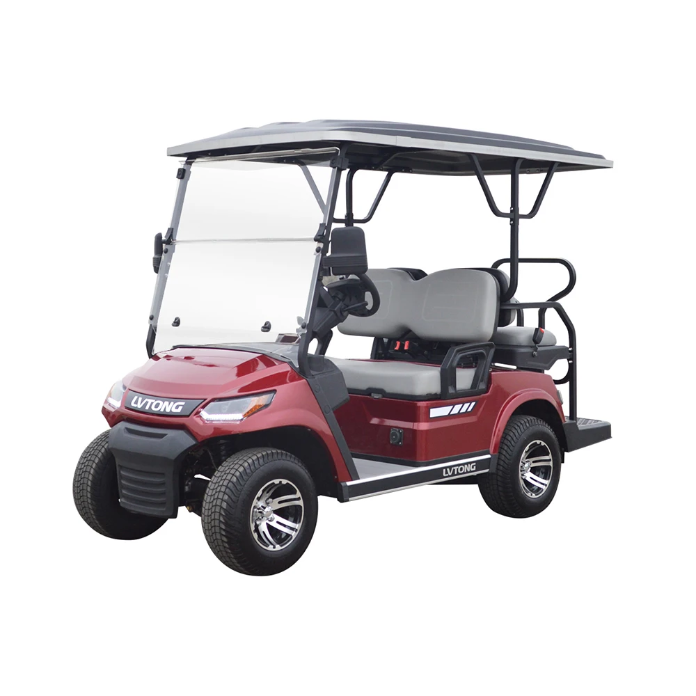 Chinese 48v Electric Golf Cart 4 Seater 4kw Lithium Off Road Golf Cart Hunting Golf Buggy