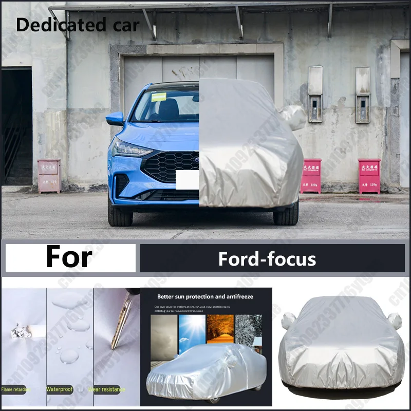 

For Ford-focus Oxford cloth car cover for sun protection, rain resistance, and all season special car dust cover