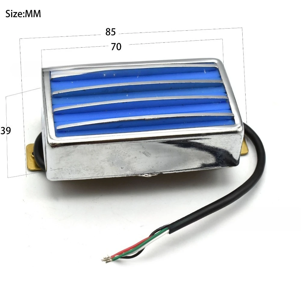 Humbucker-Tonabnehmer für E-Gitarre, 4-Leiter mit Spulenhahn, Drop-in-Ersatz-Tonabnehmer mit Montagerahmen für Gitarre im ST-Stil