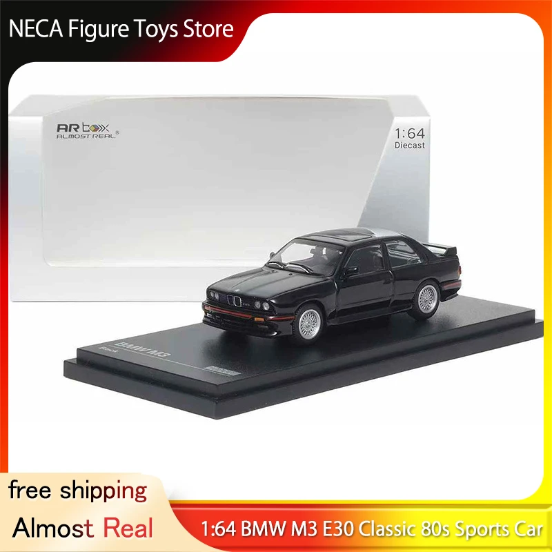 

Almost Real AR 1:64 BMW M3 E30 Alloy Simulation Model Collectible with Display Box Classic 80s Sports Car for Enthusiasts Toy
