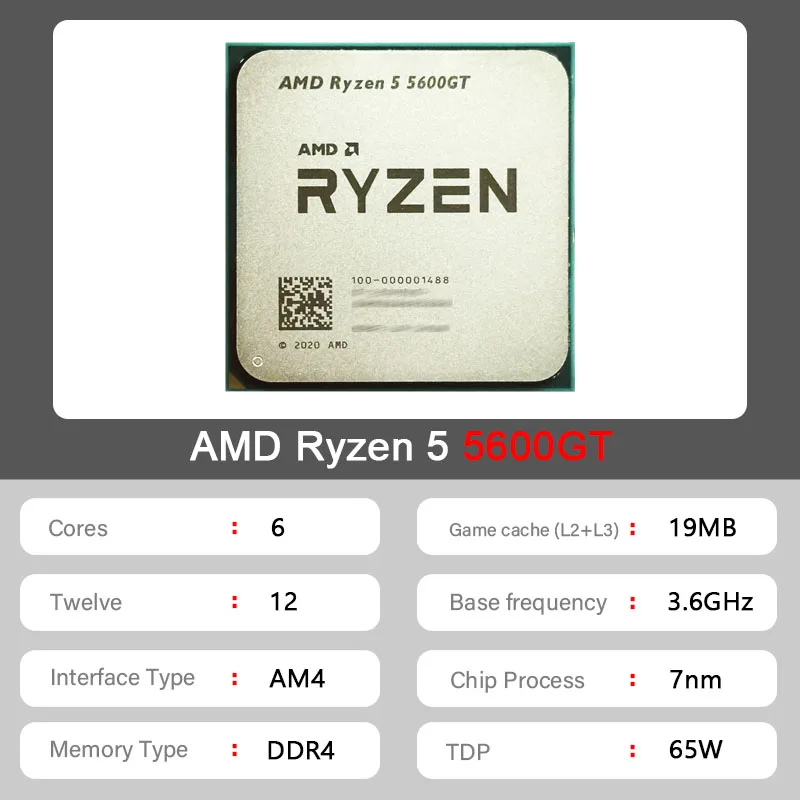み*や様 Ryzen5 5600 100-100001488BOX | 100-100001488BOX | AMD Ryzen 5 5600GT
