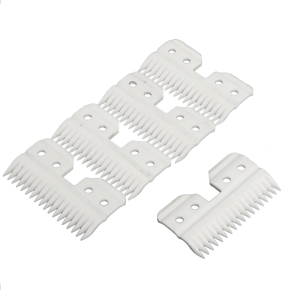 

5pcs/lot 18 Teeth Pet Clipper Ceramic Moving Blade Dog Grooming Blade Electric Accessories for Andis WahlKM10 Oster A5 Clippers