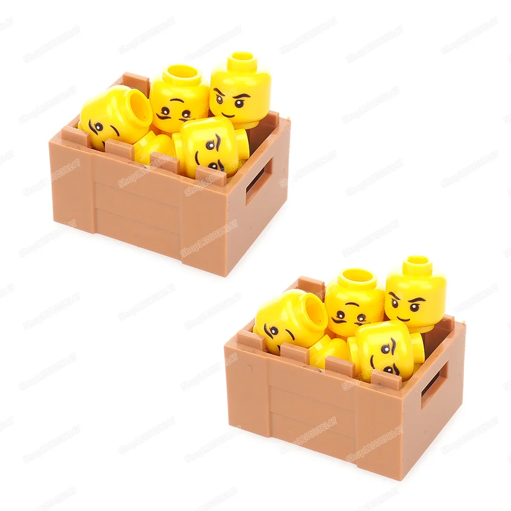 Yellow Head Smile Expression Building Block 3626 Printed Tiles Moc Figures Mood Match Component Scenes Model Child Gift Diy Toys