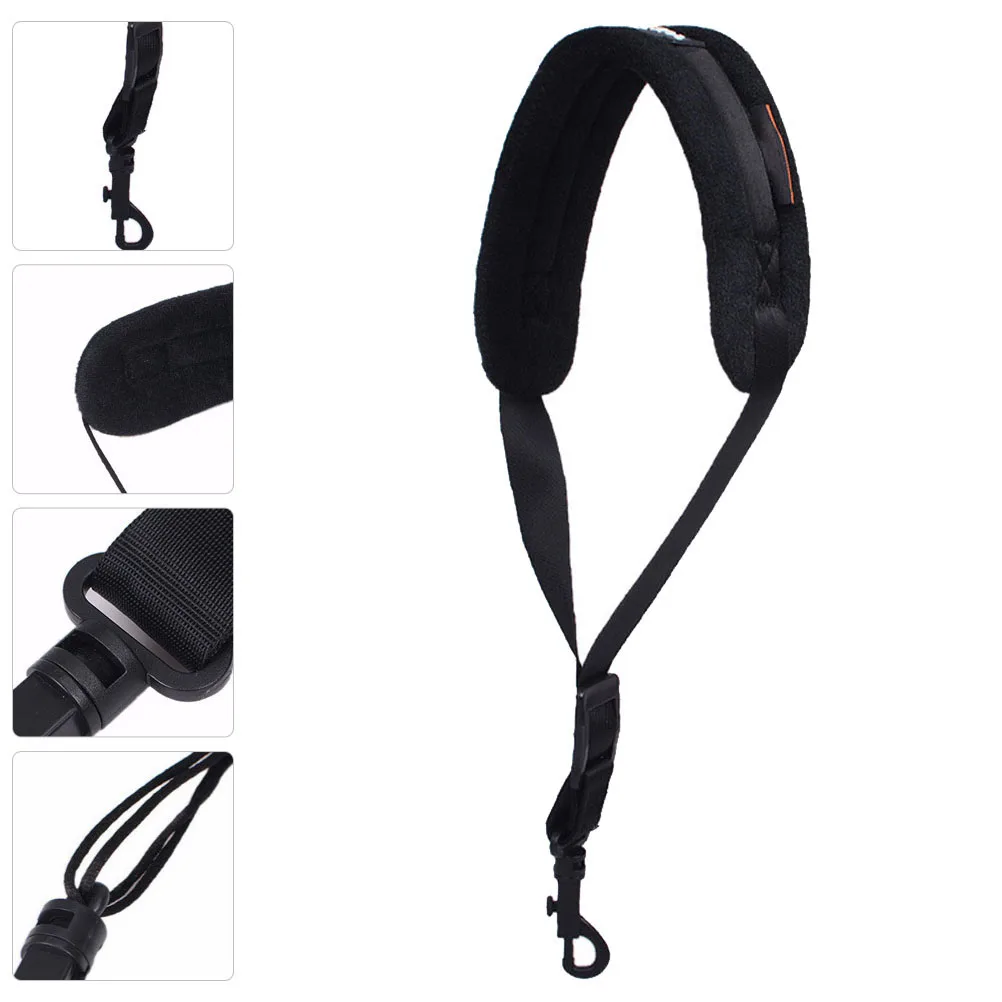 

Wide Strap Bass Clarinet Saxophone Neck Widen Accessory Sponge Harness for Alto