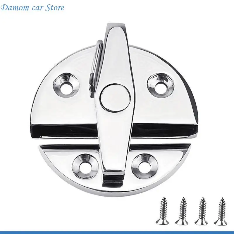 A2UC Marine Stainless Steel Door Latches with Push Button for Boats Storage Solution