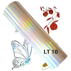 15cm x 120m folia do tłoczenia na gorąco w kolorze jasnego złota laminowana folia laserowa do transferu ciepła dekoracyjny toner folia reakcyjna
