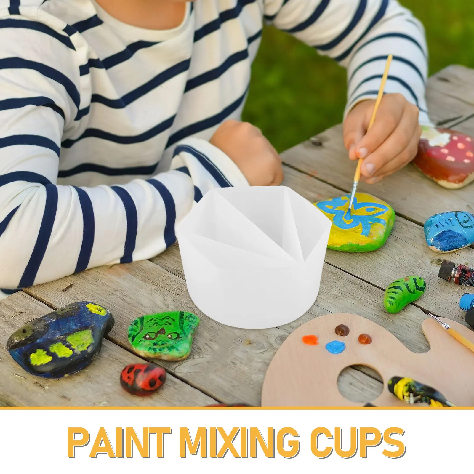 Painting Mixing Pouring Cup Split Cups Supplies Epoxy Pigment Container Resin Measuring Reusable
