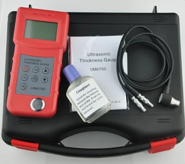 UM6700 Portable Ultrasonic Thickness Gauge Digital Metal Thickness Testing