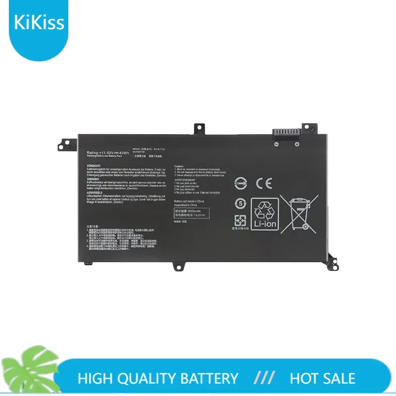 NEW B31N1732 Laptop Battery For Asus VivoBook S14 S430FA S430FN S430UA X430UN R430FA X430FN X571G X571LH X571GT X571GD 42Wh