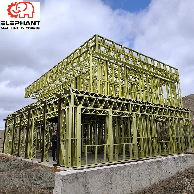 Modern Design Light Steel Villa Prefabricated Movable Integrated Apartment Bedroom House Steel Structure Frame Keel One-Stop