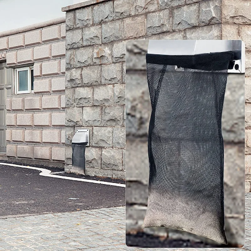 ถุงผ้าสำลีช่องระบายน้ำ3แพ็คถุงหูรูดสำหรับเครื่องเป่าลมจับผ้าสำลีและฝุ่นกลางแจ้ง