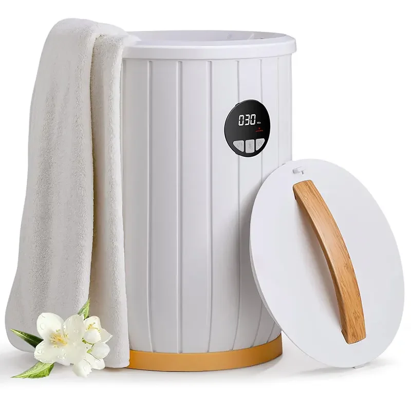 New 20L towel heating bucket for home use, with three levels of temperature regulation and four levels of timing, equipped with