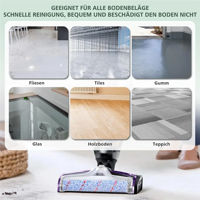 B99A-Per BISSELL Crosswave 17132 2225N 2582N 25821 2519 Parti di ricambio per aspirapolvere Spazzole multi-superficie 1868 e filtri 18