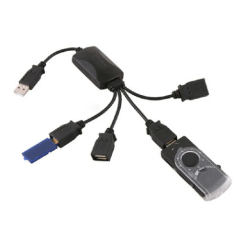 1 Male To 4 Female USB HUB Splitter extend cable USB 2.0 Extension Line Data Cable Power Adapter Socket Converter USB 2.0 Cable