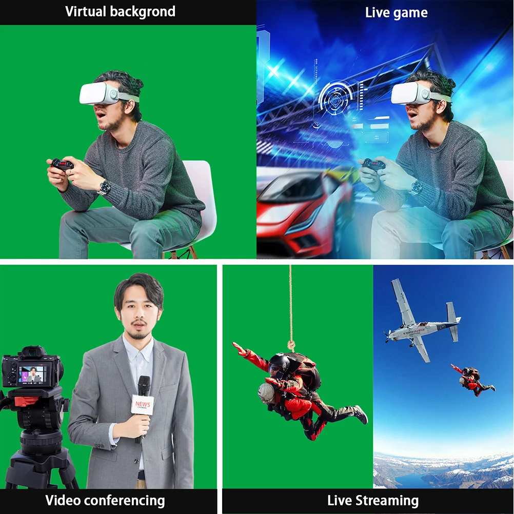 

1pc Green Background Cloth Photography Backdrop Fabric For Studio Makeup Video Product Shooting Scene Decor Supplies