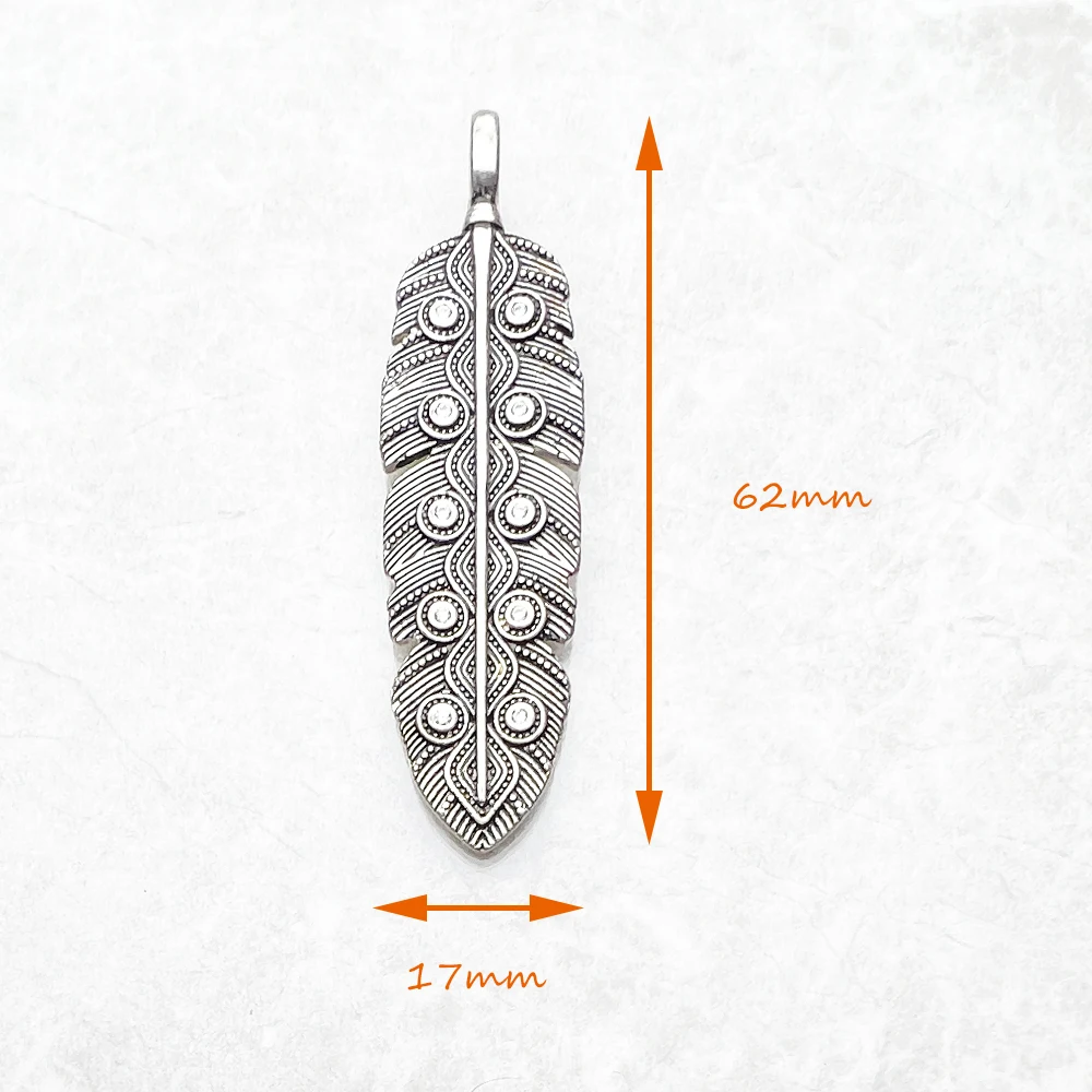 Pendant Eagle Feather,Brand Fashion 925 Sterling Silver Jewelry Europe Accessories Gift For Women Men