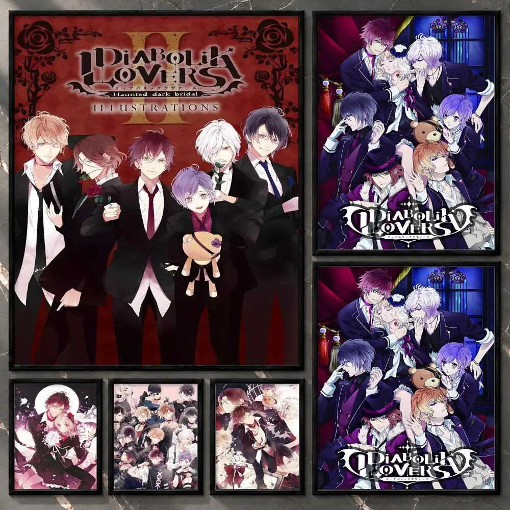 Celart Story Scene Fantasy Adventure Collectible Diabolik Lovers Poster Aesthetic Unframed Wall Prints for Bedroom & Living Room