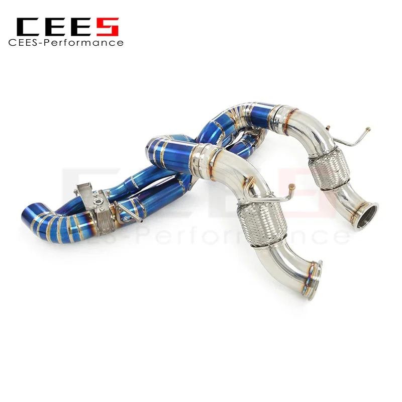 CEES Catback Exhaust System For Mclaren GT 4.0T 2019-2023 Titanium Performance Exhaust valve  Exhaust Pipe Muffler