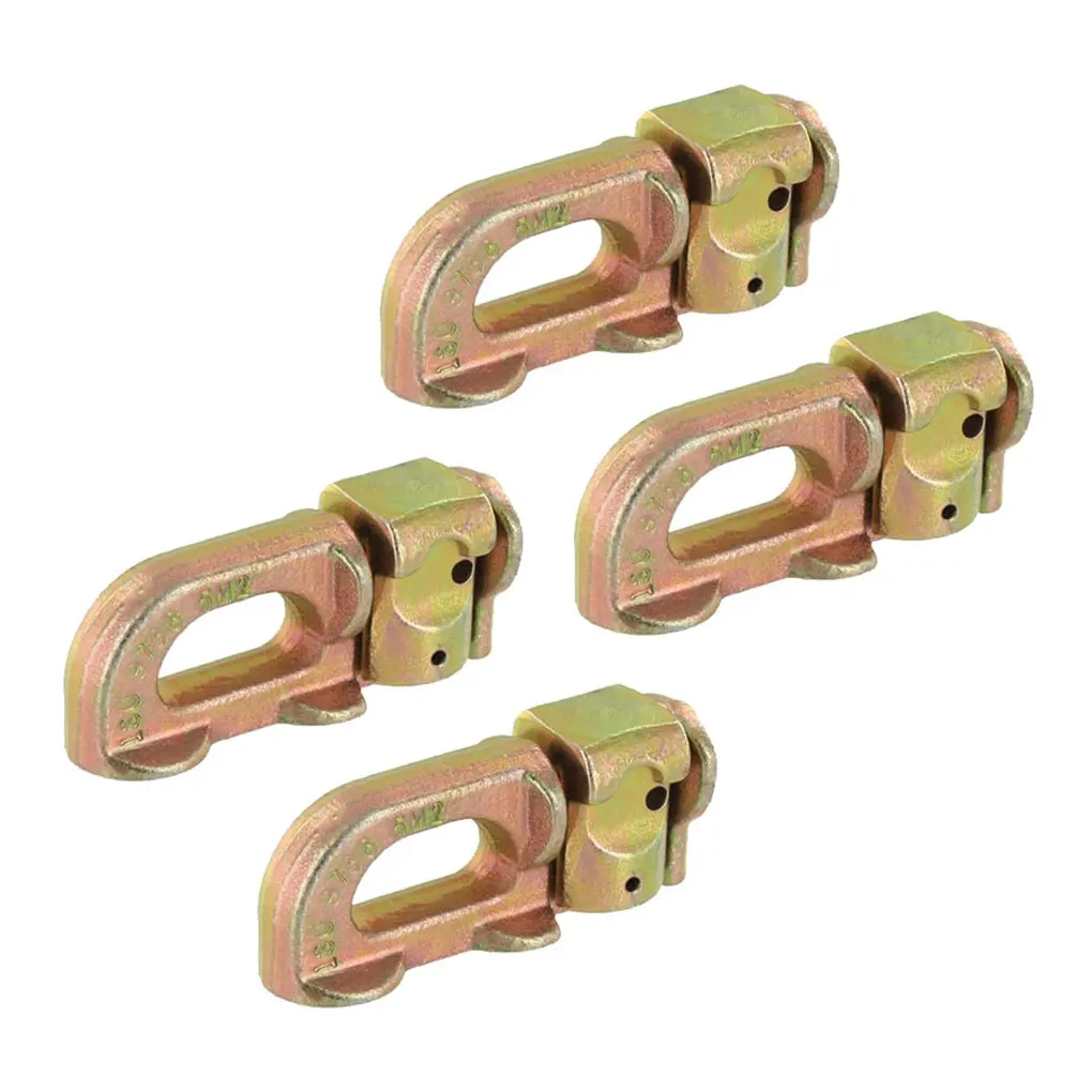 

4PCS Cargo Control L Track Double Stud Fitting Truck Accessories Camper Van Accessories Cargo